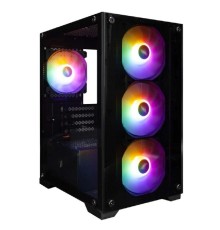 1STPLAYER FIREBASE X2-M / mATX / 4x120mm FRGB fans / X2-M-BK-4F1