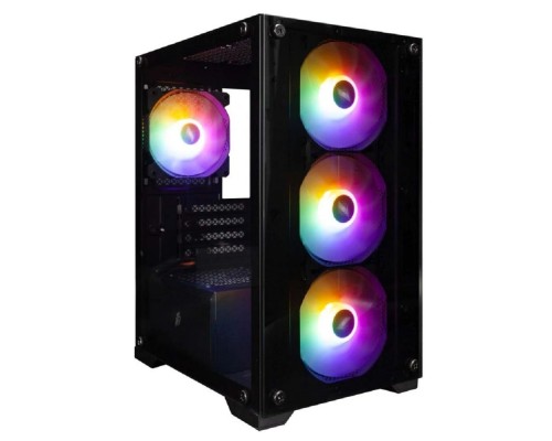 [Корпус] 1STPLAYER FIREBASE X2-M / mATX / 4x120mm FRGB fans / X2-M-BK-4F1