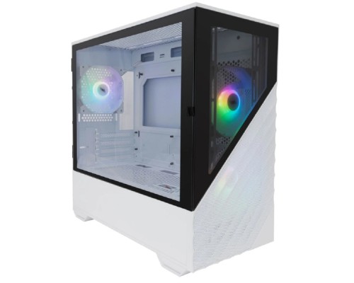 [Корпус] 1STPLAYER DK D7 ARGB White / mATX / 3x120mm ARGB fans / D7-WH-3F7-W