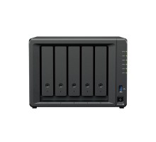 Synology DS1525+  СХД AMD V1500B (Quad-Core, 8 Threads) 2.2 GHz 8GB DDR4 ECC 5 x 3.5”/2.5” SATA HDD/SSD 2 x M.2 NVMe (for SSD cache, no storage pool support) 2 x 2.5GbE RJ-45