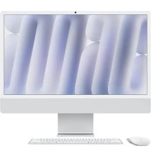 Apple iMac 24-inch 2024 [MWUU3X/A] (КЛАВ.РУС.ГРАВ.) Silver 24