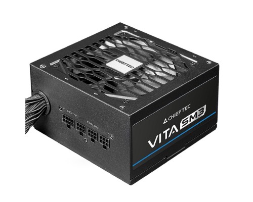 [Блок питания] Chieftec Vita SM3 BPX-850C (ATX 3.1, 850W, 80 PLUS BRONZE, Active PFC, 120mm fan, Semi-modular Cable Management) Retail