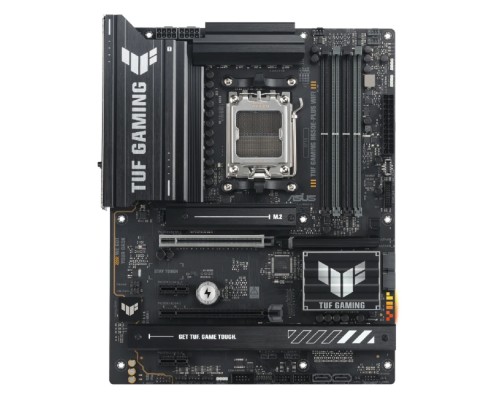 [Материнская плата] ASUS TUF GAMING B650E-PLUS WIFI (Socket AM5, ATX, 4xDDR5(256GB), DP/HDMI, 1xPCIe 5.0x16/1xPCIe 4.0x16/2xPCIe 4.0, 1xLAN (2.5GbE), Wi-Fi, BT, 4xSATA 6Gb/s, 3xM.2, 1xType-C, 3xUSB 3.2, 6xUSB 2.0)