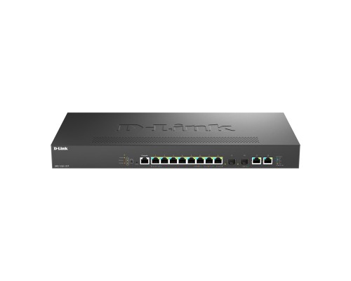 [Сетевое оборудование] D-Link DMS-1250-12TP/A1A/6KV Управляемый L2 коммутатор с 8 портами 100/1000/2.5GBase-T, 2 портами 10GBase-T и 2 портами 10GBase-X SFP+ (8 портов PoE 802.3af/at, PoE-бюджет 240 Вт)