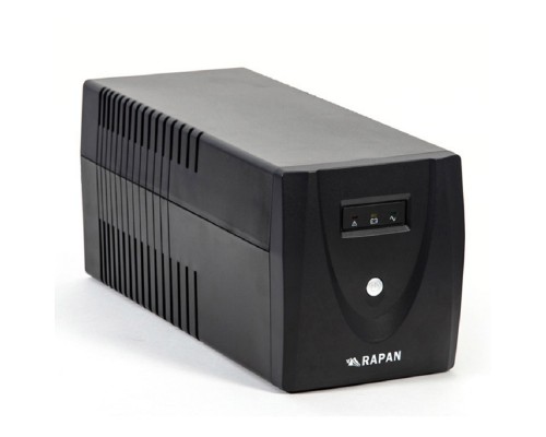 [Бастион ИБП] Источник бесперебойного питания Бастион RAPAN-UPS 1000ВА/600Вт/line-interactive/170 - 270 В/АКБ 7Ач x 2/2xC13 2xSchuko/1,5 л.г.