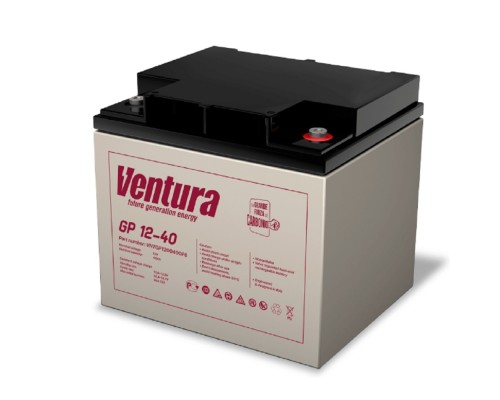 [АКБ Ventura] АКБ Ventura GP 12-40 12V/40Ah {F6, ДхШхВ 197х166х176мм, 12.2кг, срок службы 6-9 лет}