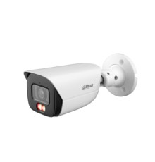 DAHUA DH-IPC-HFW3449EP-AS-IL-0600B  Уличная цилиндрическая IP-видеокамера 4Мп, 1/2,9” CMOS, объектив 6.0мм, видеоаналитика,тревожные вх/вых: 1/1 , микрофон, ИК 50м, LED 50m, IP67, металл