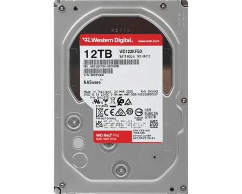 [Жесткий диск] 12TB WD Red Pro (WD122KFBX) {Serial ATA III, 7200- rpm, 512Mb, 3.5