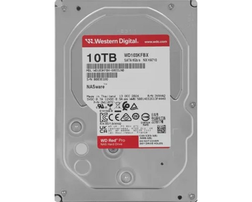 [Жесткий диск] 10TB WD Red Pro (WD103KFBX) {Serial ATA III, 7200- rpm, 512Mb, 3.5