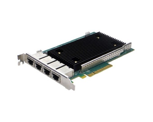 [Сетевое оборудование] Silicom PE310G4I71-T PCIe x8 10GbE Quad Port Copper Network Card (XL710 + X557)
