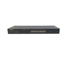 NEOMAX неуправляемый коммутатор NMS-116P-1000-SR, 16 портов 1000 Mbps, металл Rack