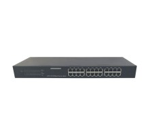 NEOMAX неуправляемый коммутатор NMS-124P-100-SR, 24 порта 100 Mbps, металл Rack