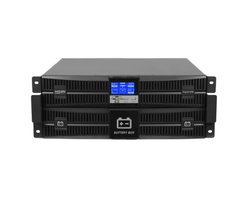 [Хайден] ИБП HIDEN EXPERT UDC9206S-RT, встроенные акб в корпусе (9 А/ч х 16шт),6 kVA/6 kW (PF=1) {С двойным преобразованием Rack/Tower 4U 6000 ВА / 6000 Вт,клеммный терминал, SNMP слот, USB, RS232, EPO}