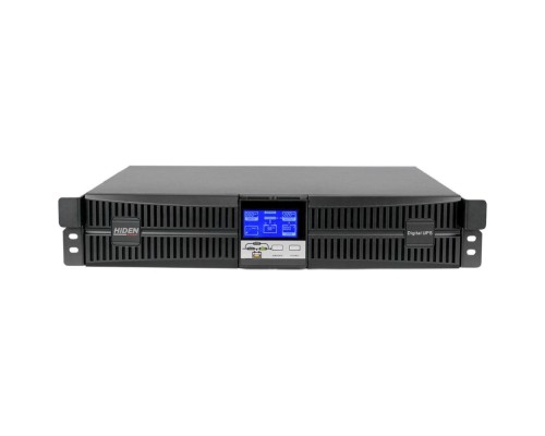 [Хайден] ИБП HIDEN EXPERT UDC9202H-RT, внешние акб= 72В (6 АКБ), ЗУ 8A, 2 kVA/1,8 kW {С двойным преобразованием Rack/Tower 2U 2000 ВА / 1800 Вт, 6 розеток IEC-320 С13, SNMP}