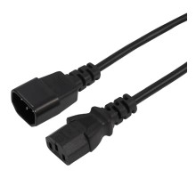 Rexant (04-2721) Шнур сетевой IEC 320 C13 – IEC 320 C14 3x0,75мм?, длина 0,6м