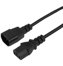 Rexant (04-2722) Шнур сетевой IEC 320 C13 – IEC 320 C14 3x0,75мм?, длина 1,2м