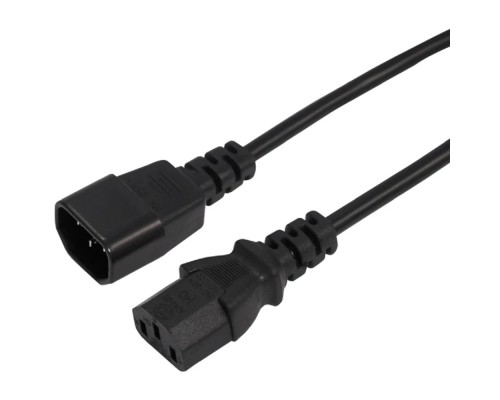 [Кабели USB и переходники] Rexant (04-2722) Шнур сетевой IEC 320 C13 – IEC 320 C14 3x0,75мм?, длина 1,2м
