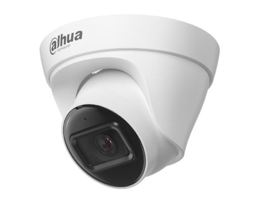 [Видеонаблюдение] DAHUA DH-IPC-HDW1230T1P-A-0280B-S6 Уличная турельная IP-видеокамера 2Мп, 1/2.8” CMOS, объектив 2.8мм, обнаружение людей, ИК 30м, IP67, металл/пластик