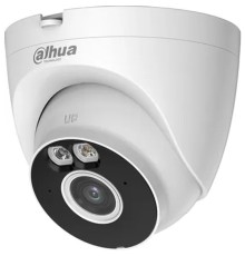 DAHUA DH-IPC-T5AP-PV-0280B Уличная купольная IP-видеокамера 5Мп; 1/2.7” CMOS; объектив 2.8мм  ИК 30м и LED 30м и Wi-Fi IP67; металл, пластик; Wi-Fi 2.4ГГц