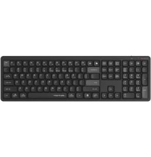 Клавиатура беспроводная A4Tech Fstyler FBX55C black (USB, BT/Radio, slim, Multimedia) (FBX55C)