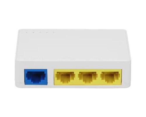 [Сетевое оборудование] Tenda S204PD Коммутатор неуправляемый, PoE 4x100 Мбит/с, настольный, пластиковый корпус