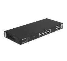 Tenda TEG2220P-16-250W Коммутатор управляемый PoE, 18 портов, 18x 1 Гбит/с, SFP 2x1 Гбит/с, PoE 16x 30Вт (до 230Вт)