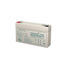 Контакт АКБ КТ 6-1,2 6V/1,2Ah {клемма Ш-4,8 (F1), ДхШхВ 98х24х58мм, масса 0,26 кг, срок службы 5-7 лет}