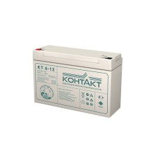 Контакт АКБ КТ 6-12 6V/12Ah {клемма Ш-4,8 (F1), ДхШхВ 151х50х98мм, масса 1,52 кг, срок службы 5-7 лет}
