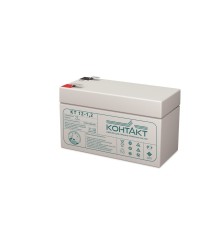 Контакт АКБ КТ 12-1,2 12V/1,2Ah {клемма Ш-4,8 (F1), ДхШхВ 97х44х58мм, масса 0,53 кг, срок службы 5-7 лет}