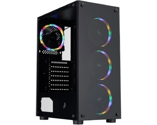 [Корпус] 1STPLAYER FIRE DANCING V3-B / ATX / 4x120mm FRGB fans / V3-B-BK-4FS1