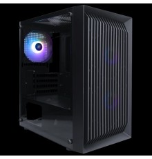 1STPLAYER BLACK.SIR BS-2 ARGB Black / mATX / 3x120mm ARGB fans / BS-2-BK-3F7