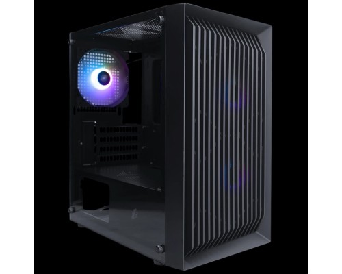 [Корпус] 1STPLAYER BLACK.SIR BS-2 ARGB Black / mATX / 3x120mm ARGB fans / BS-2-BK-3F7