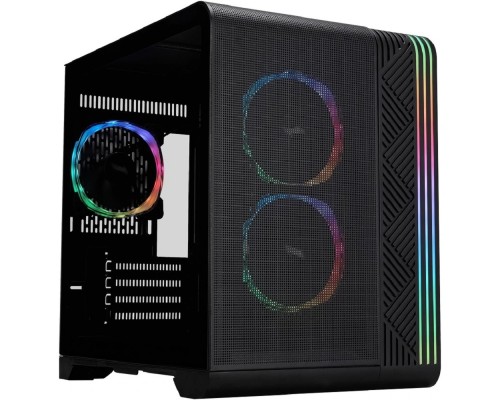 [Корпус] 1STPLAYER VT5 ARGB Black / mATX / 3x120mm ARGB fans / VT5-BK-3FS7