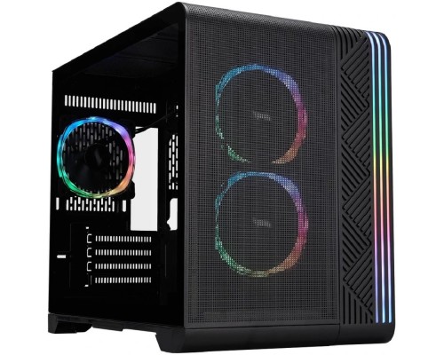 [Корпус] 1STPLAYER VT6 ARGB Black / mATX / 3x120mm ARGB fans / VT6-BK-3FS7