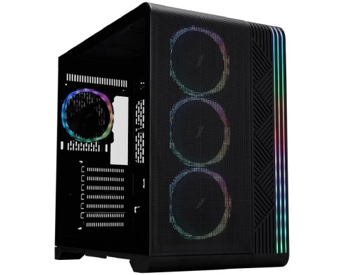 [Корпус] 1STPLAYER VT7 ARGB Black / ATX / 4x120mm ARGB fans / VT7-BK-4FS7