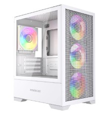 Powercase Mistral Micro B315W, Tempered Glass, 4x 120mm ARGB PWM Fan, белый, mATX  (CMMB315W-A4)