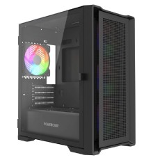 Powercase Alisio Micro X4B V2 LE, Tempered Glass, 4х 120mm ARGB PWM fans, чёрный, mATX [без встроенного хаба] (CAMCXB-A4-LE)