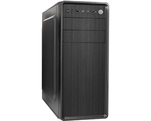 [Корпуса] Exegate EX299373RUS Корпус Miditower ExeGate XP-401-UNS350 (ATX, БП UNS350 с вент. 12см, 2*USB, аудио, черный)