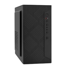Exegate EX299215RUS Корпус Minitower ExeGate BAA-303-UNS500 (mATX, БП UNS500 с вент. 12см, 2*USB, HD Audio, черный)