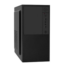 Exegate EX299229RUS Корпус Minitower ExeGate BAA-308-UNS400 (mATX, БП UNS400 с вент. 12см, 2*USB, HD Audio, черный)
