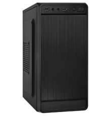 Exegate EX299191RUS Корпус Minitower ExeGate BAA-108-UNS400 (mATX, БП UNS400 с вент. 12см, 2*USB, аудио, черный)