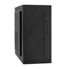 Exegate EX299226RUS Корпус Minitower ExeGate BAA-303U-UNS450 (mATX, БП UNS450 с вент. 12см, 2*USB+1*USB3.0, HD Audio, черный)