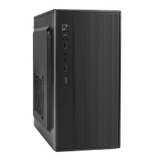 Exegate EX299267RUS Корпус Minitower ExeGate BAA-408U-UNS500 (mATX, БП UNS500 с вент. 12см, 2*USB+1*USB3.0, HD Audio, черный)