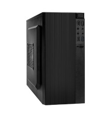 Exegate EX299148RUS Корпус Minitower ExeGate BAA-104U-UNS450 (mATX, БП UNS450 с вент. 12см, 2*USB+1*USB3.0, аудио, черный)