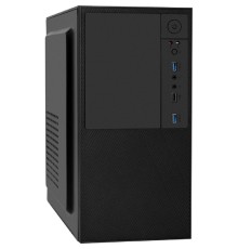Exegate EX299246RUS Корпус Minitower ExeGate BAA-308U2-UNS450 (mATX, БП UNS450 с вент. 12см, 1*USB+2*USB3.0, HD Audio, черный)