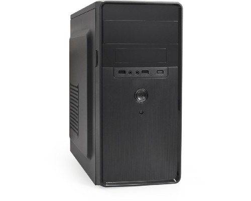 [Корпуса] Exegate EX299292RUS Корпус Minitower ExeGate BA-309-UNS350 (mATX, БП UNS350 с вент. 12см, 2*USB, HD аудио, черный)