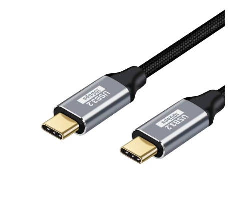 [кабели] Bion Кабель USB Type-C - Type-C (CM/CM), 100W, USB 3.1 Gen2, 4K@60Hz, 10 Гбит/с, 1.5 м, тканевая оплётка, черный [BXP-CCP-USBC3.1-CMCM-015M-B]