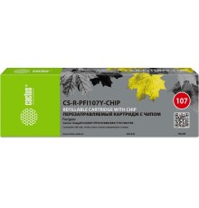 Картридж перезаправляемый струйный Cactus CS-R-PFI107Y-CHIP желтый (260мл) для Canon imageProGRAF iPF670/680/685/770/780/785 с чипом