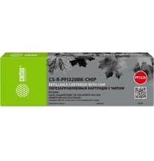 Картридж перезаправляемый струйный Cactus CS-R-PFI320BK-CHIP PFI-320BK черный (260мл) для Canon imagePROGRAF TM-200/200MFP/205/300/300MFP/305/250/255/350/355 с чипом