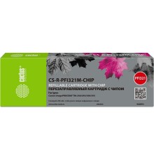 Картридж перезаправляемый струйный Cactus CS-R-PFI321M-CHIP PFI-321 пурпурный (260мл) для Canon imagePROGRAF TM-250/TM-255/TM-350/TM-355 с чипом